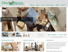 Tablet Screenshot of clearpathmovers.com